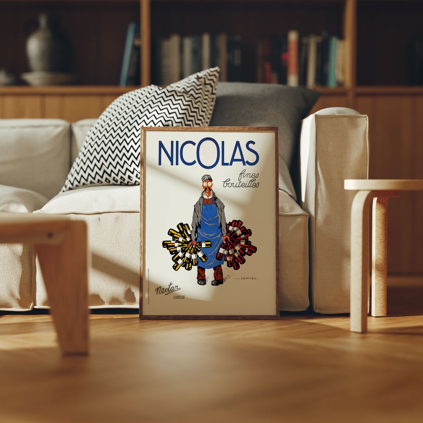 Affiche vintage Nicolas