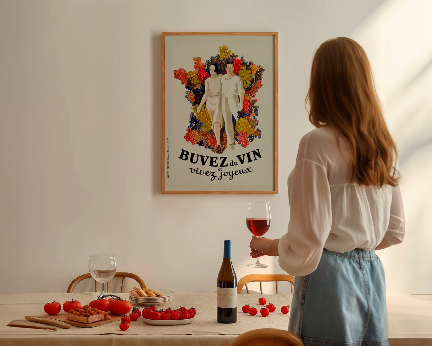 Affiche Buvez du vin