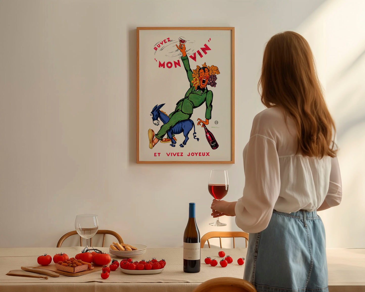 Affiche Buvez mon vin