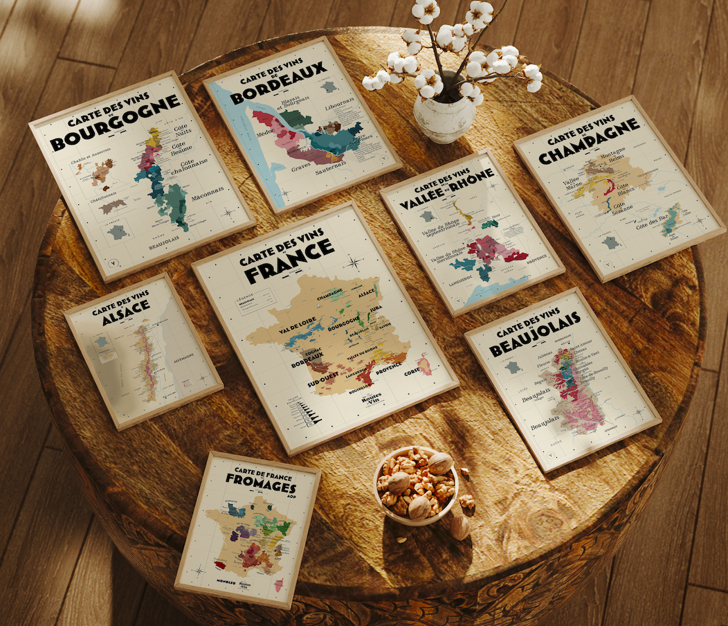 cartes des vins de France