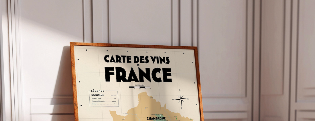 carte des vins de france