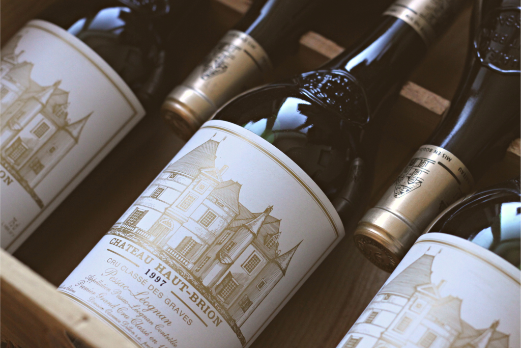 bouteille de vin du chateau haut brion