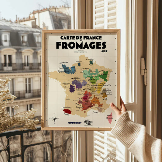 carte france fromages aop