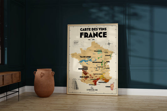 CARTE VIN FRANCE
