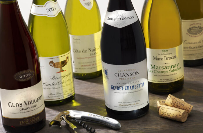Bouteille vin, Bourgogne