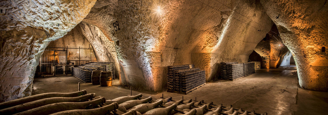 Caves de Champagne Veuve Clicquot à Reims - galeries souterraines classées UNESCO