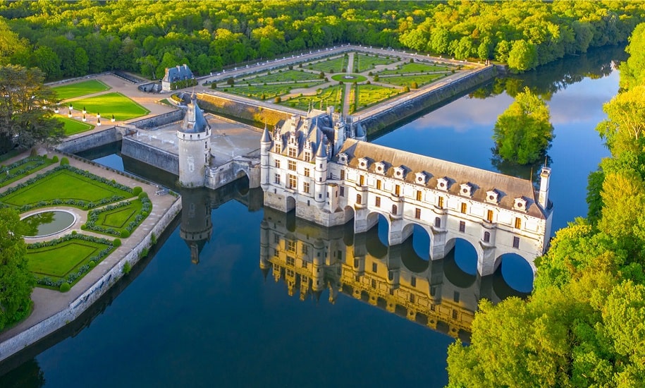 Château de Chenonceau sur la route des vins de Loire