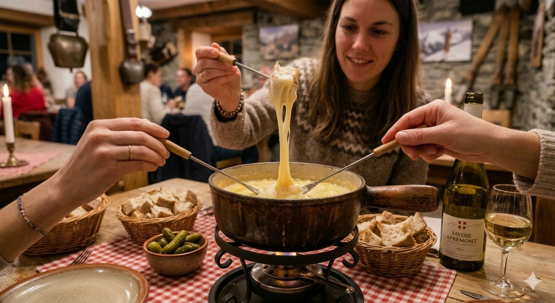 fondue savoyarde au restaurant
