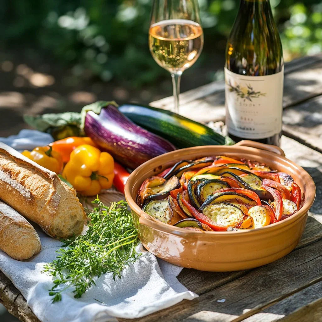 ratatouille et vin
