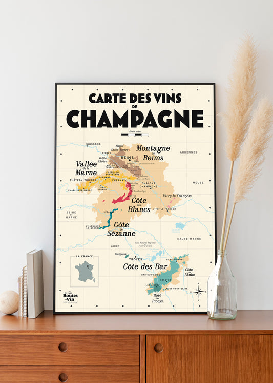 carte vin champagne