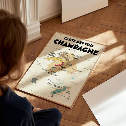 carte vin champagne