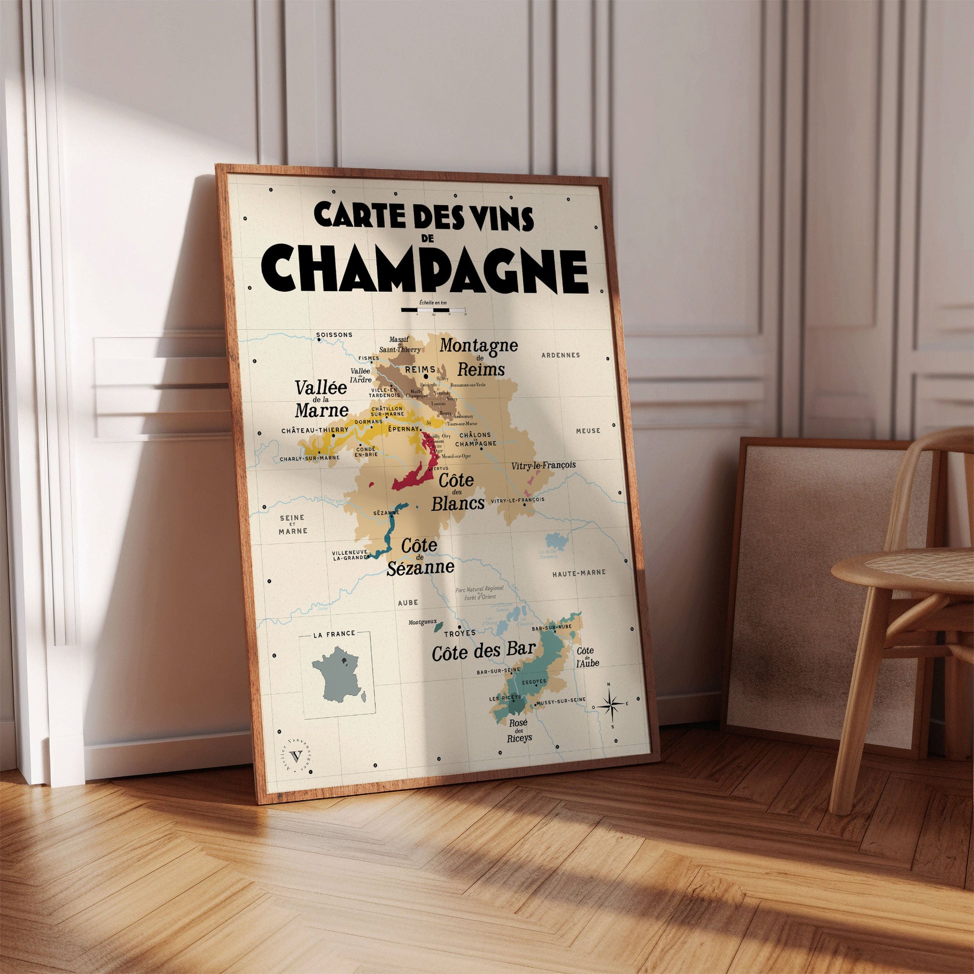 carte vin champagne