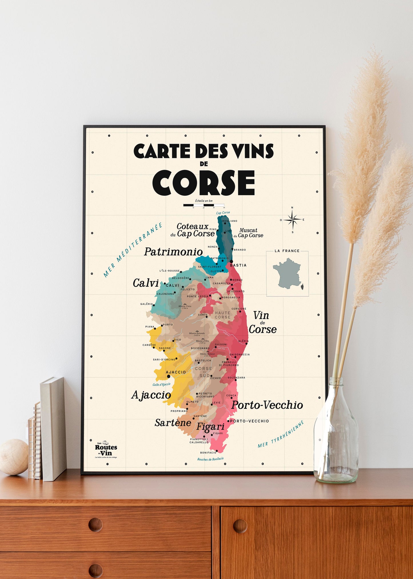 Pack complet 13 affiches 30x40 cm - Les Vins de France 👉-25%