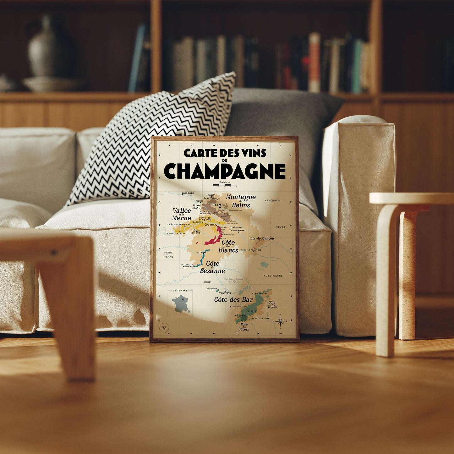 Carte des vins de Champagne