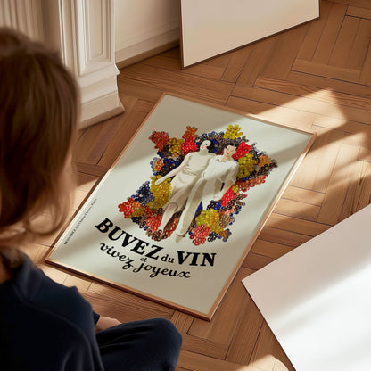 Affiche Buvez du vin