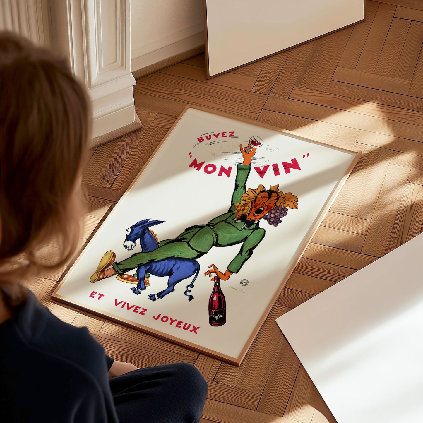 Affiche Buvez mon vin