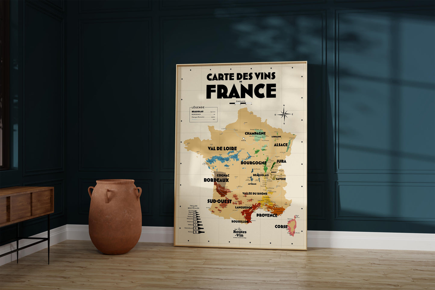carte france vin