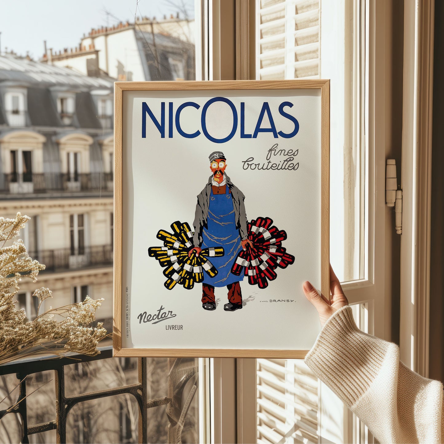 Affiche vintage Nicolas