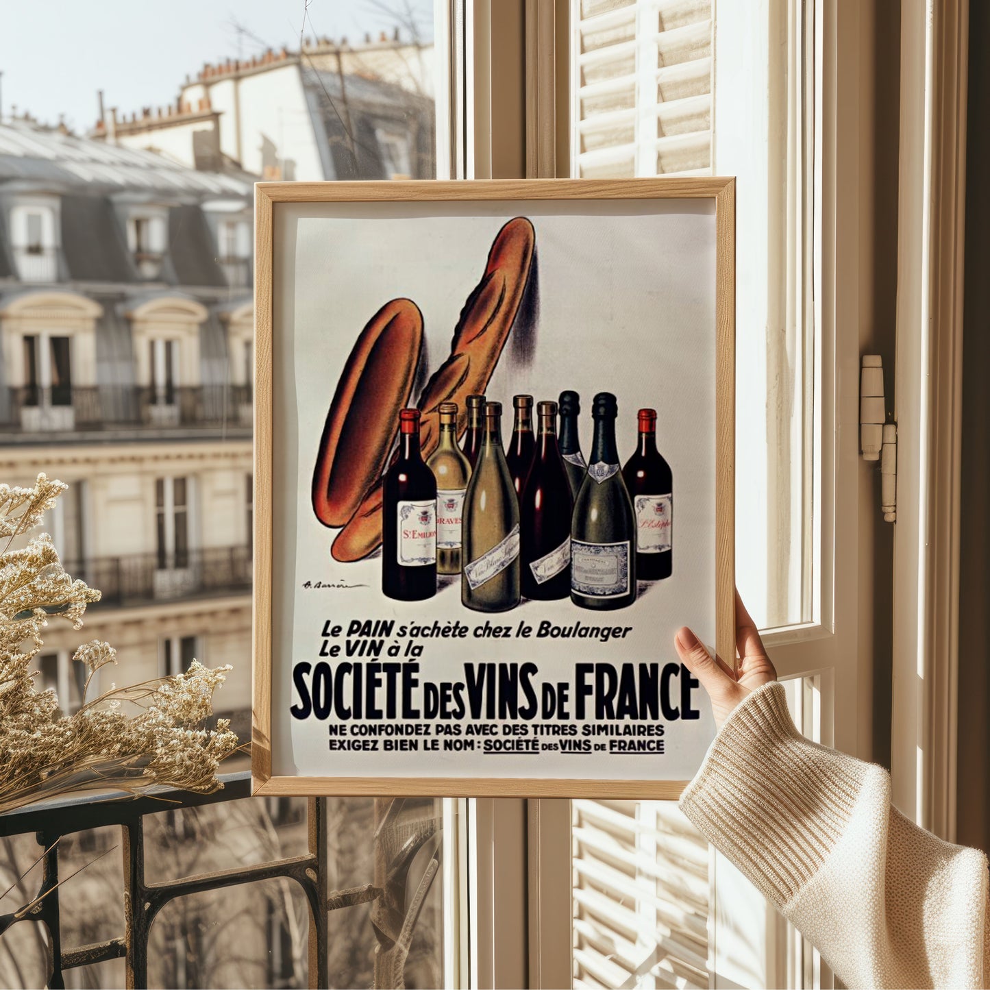 Affiche Société des Vins de France