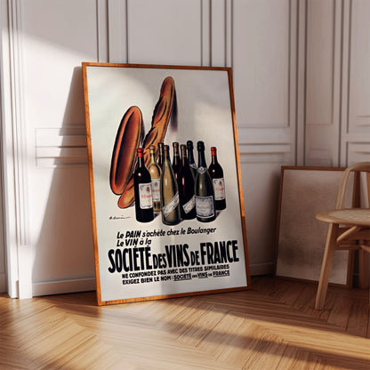 Affiche Société des Vins de France