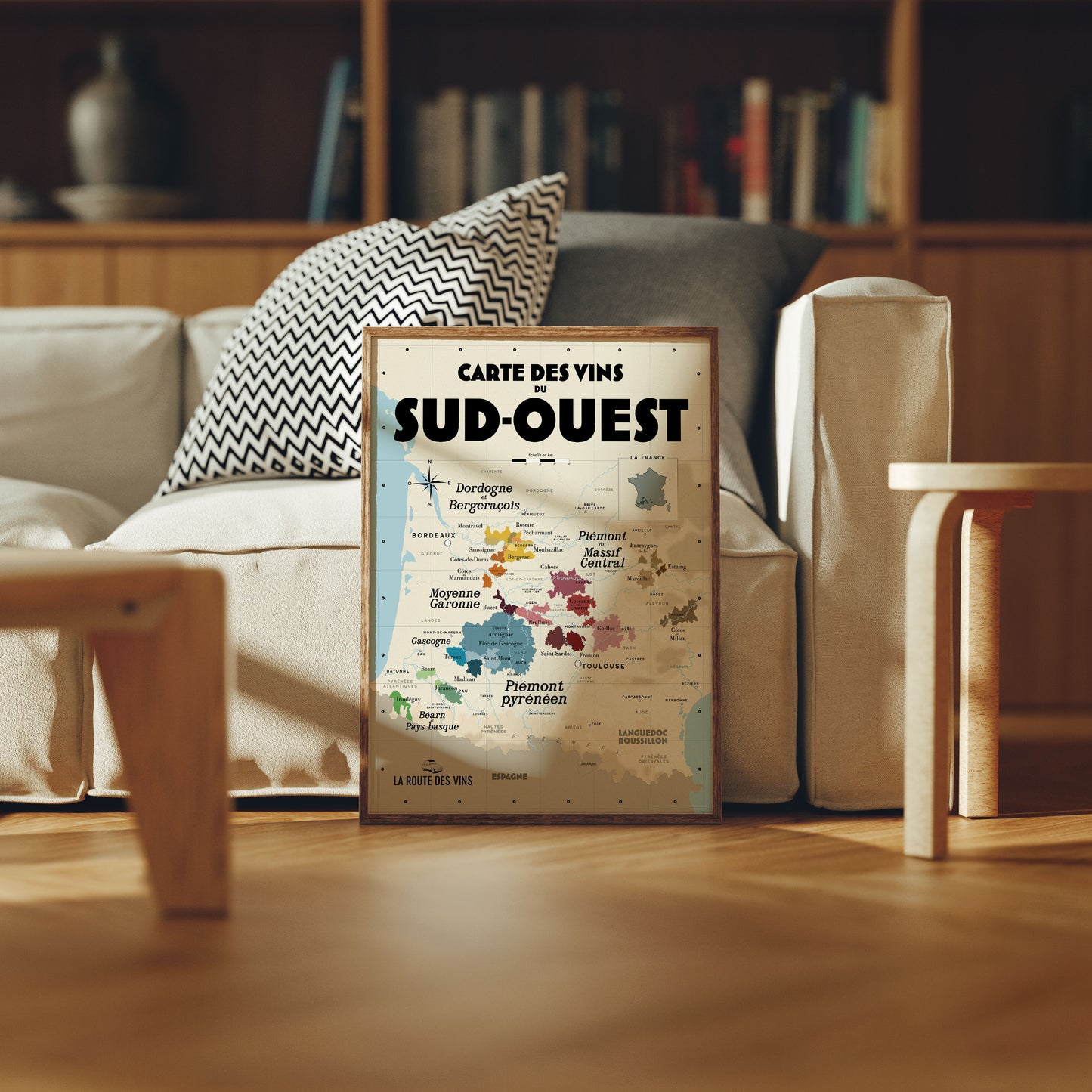 Carte des vins du Sud-Ouest