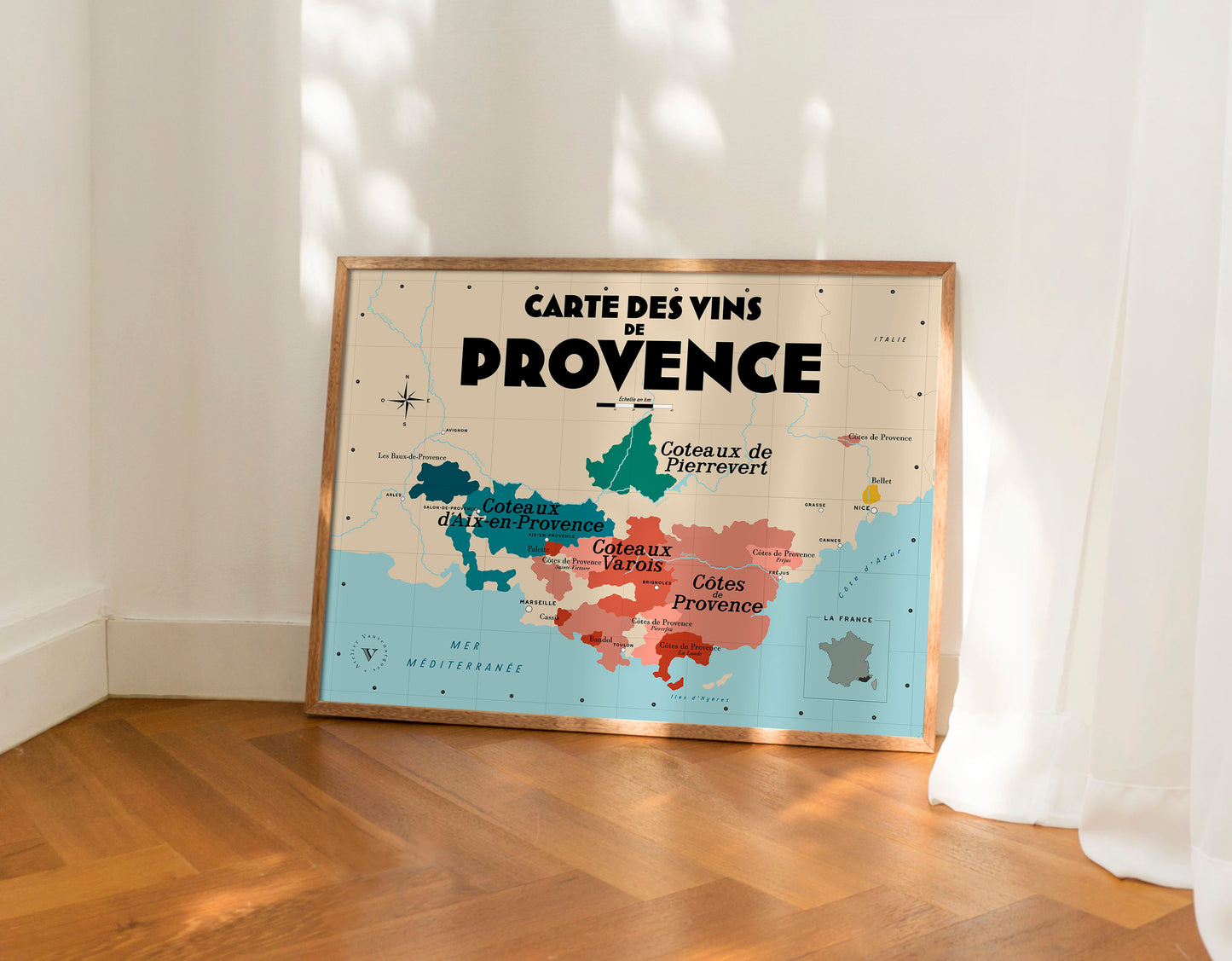 Carte des vins de Provence