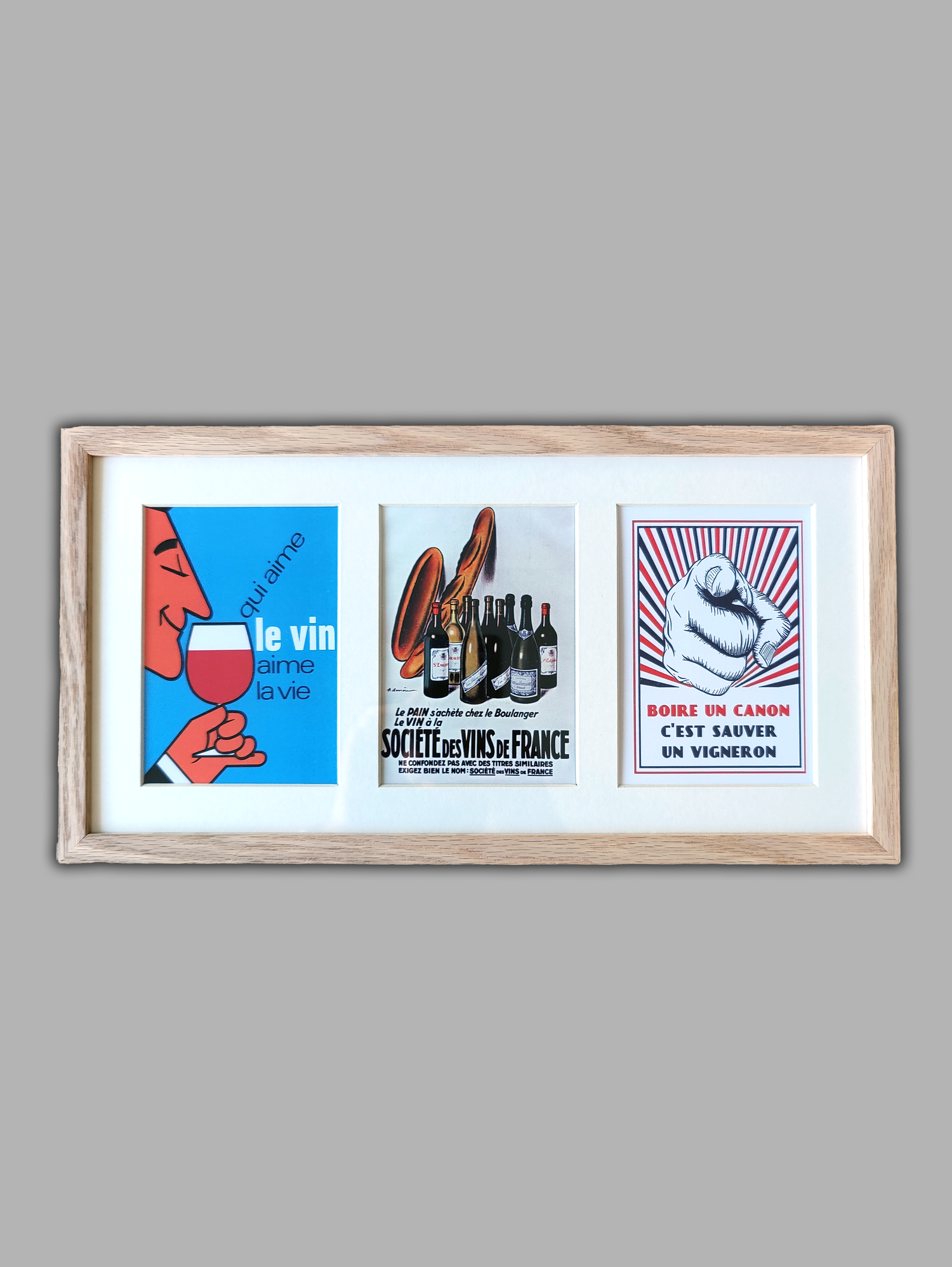 Cadre trio Les Affiches vintage